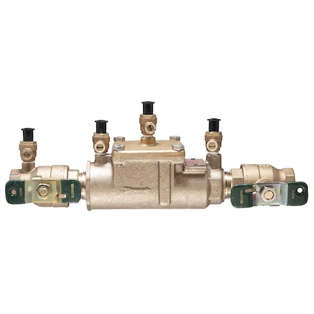 Watts 2 In Lead-Free Double Check Valve Backflow Preventer Assembly 0063235